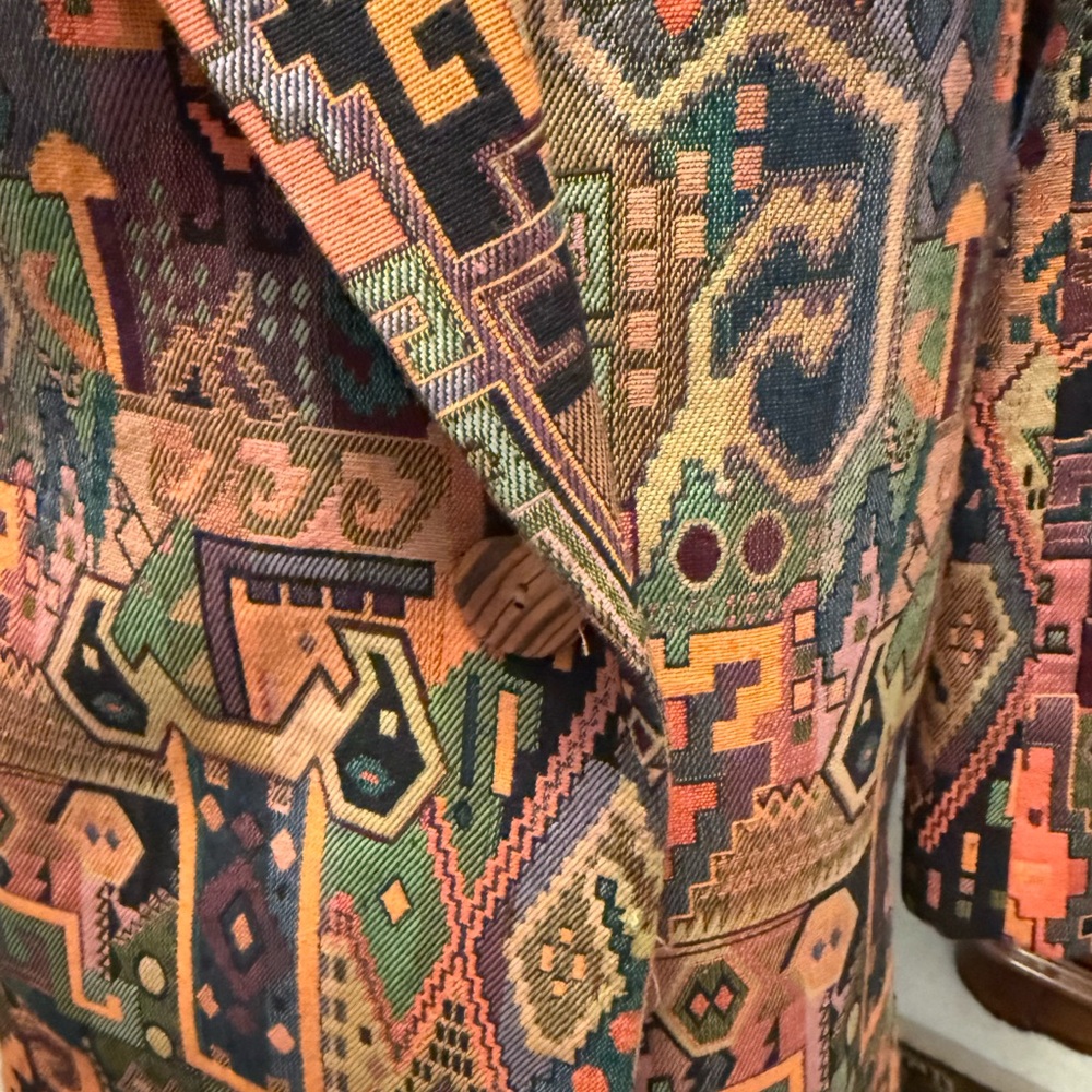 Vintage The Icing Women’s Aztec Blazer With Pockets. Size Medium - Picture 3 of 8